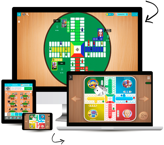 Tela do Jogo Mega Ludo